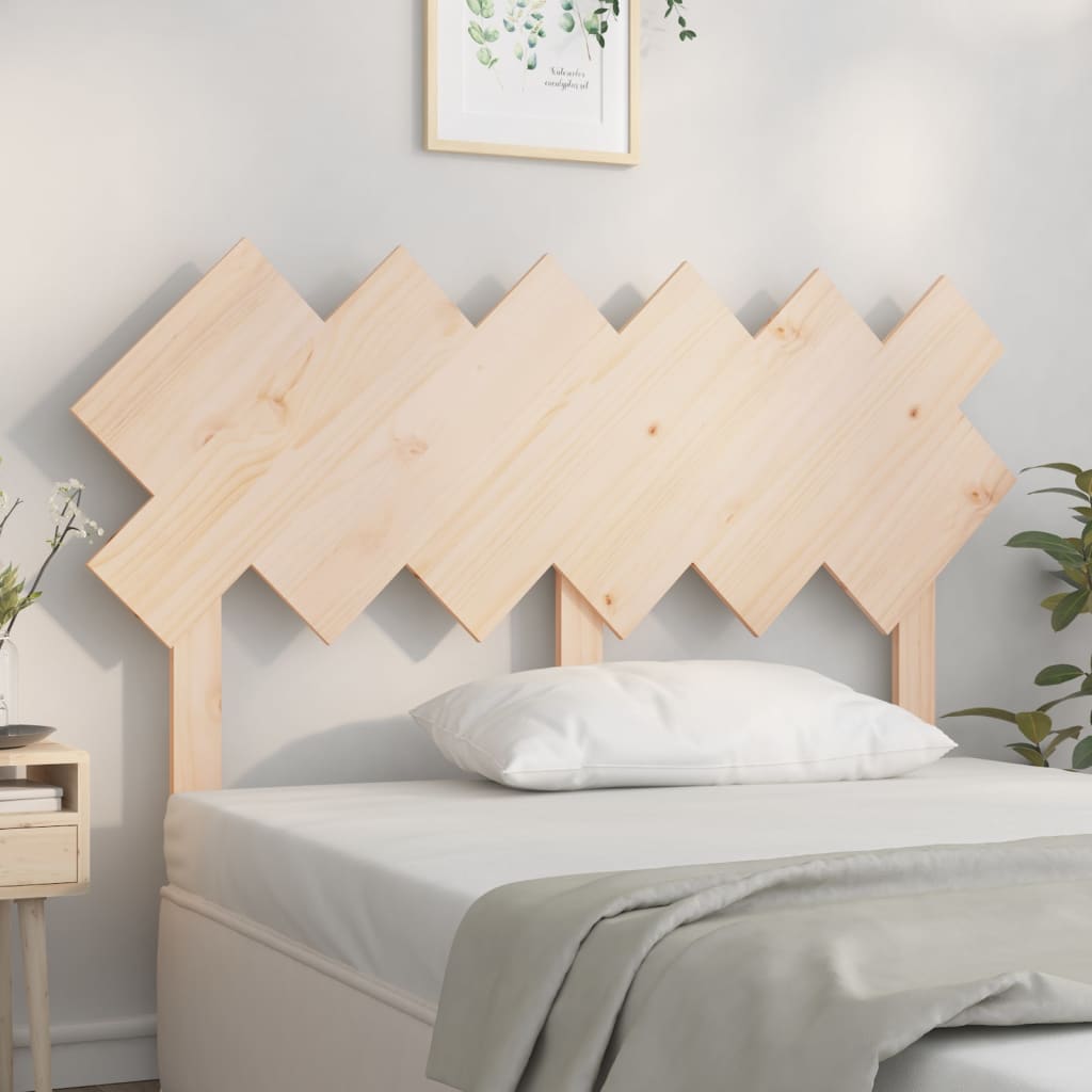 Sängynpääty 132x3x81 cm täysi mänty