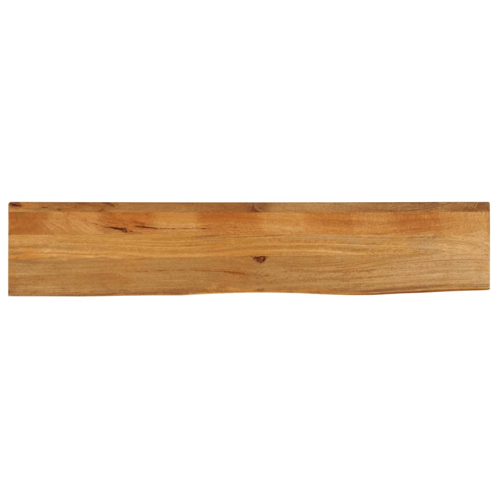 Pöytälevy elävä reuna 180x40x2,5 cm täysi mangopuu