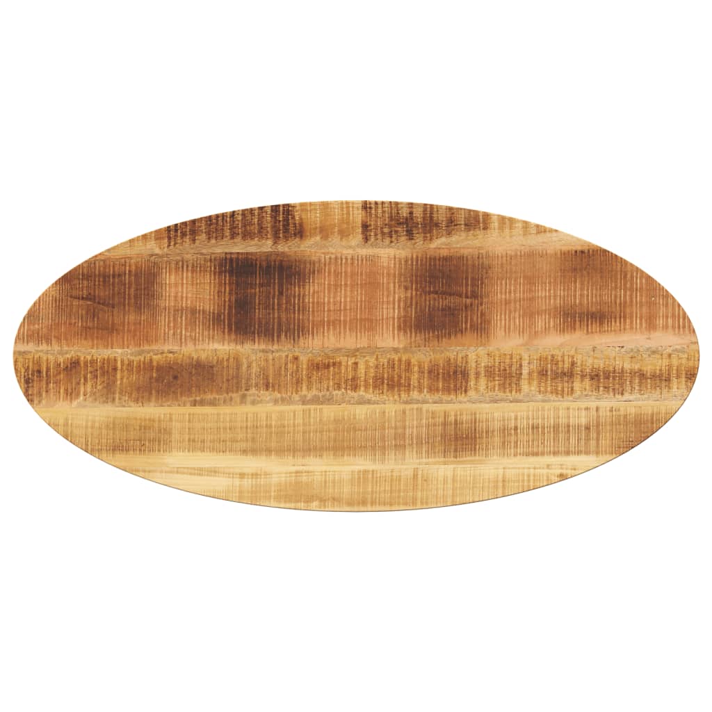 Pöytälevy 90x40x2,5 cm ovaali täysi mangopuu