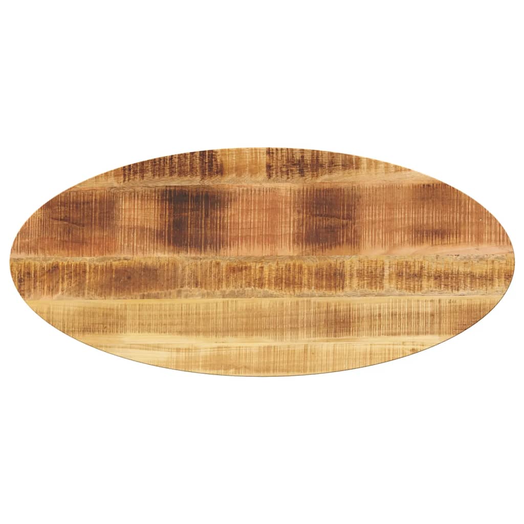 Pöytälevy 90x40x3,8 cm ovaali täysi mangopuu
