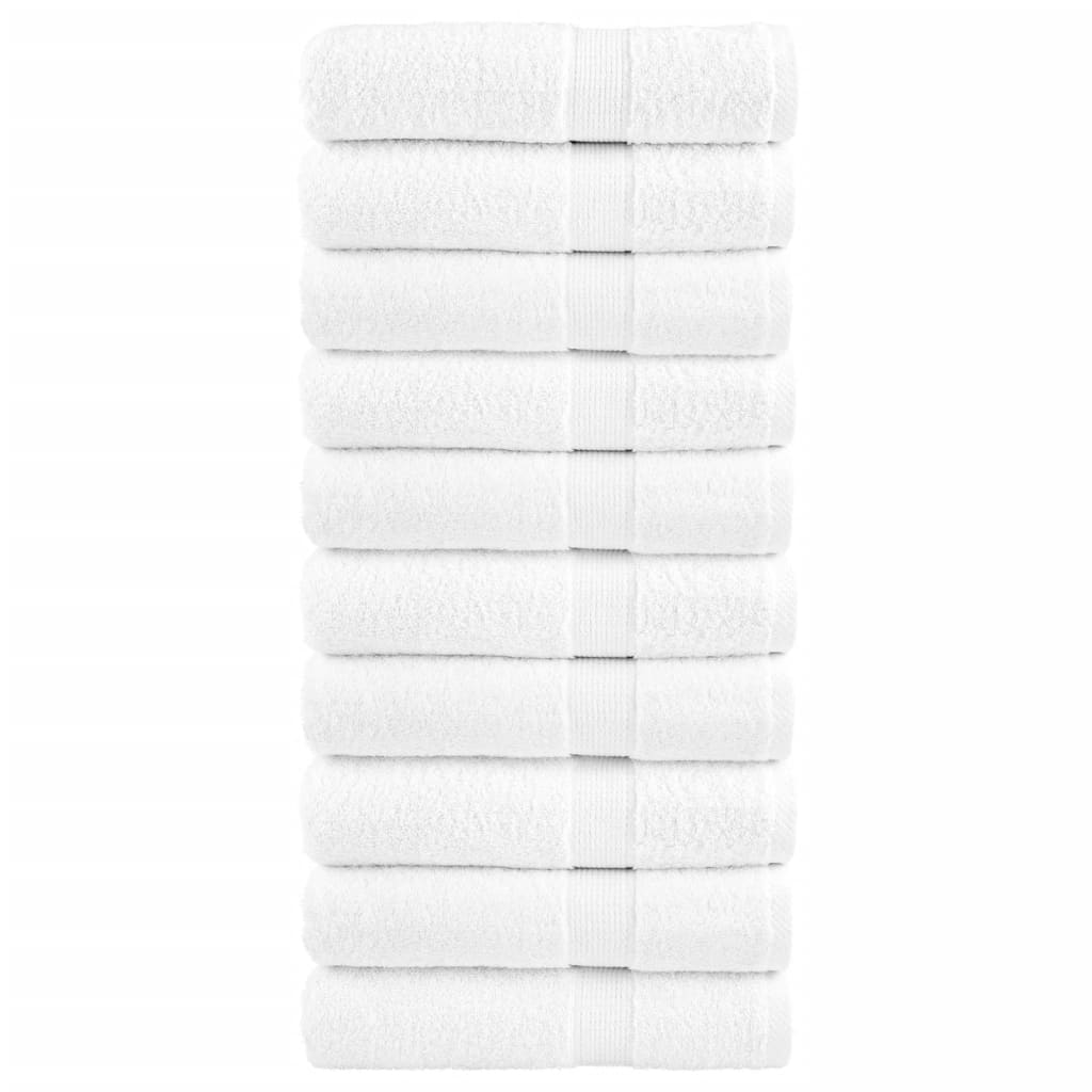 Premium Pyyhkeet SOLUND 10 kpl valk 50x100 cm 600 gsm