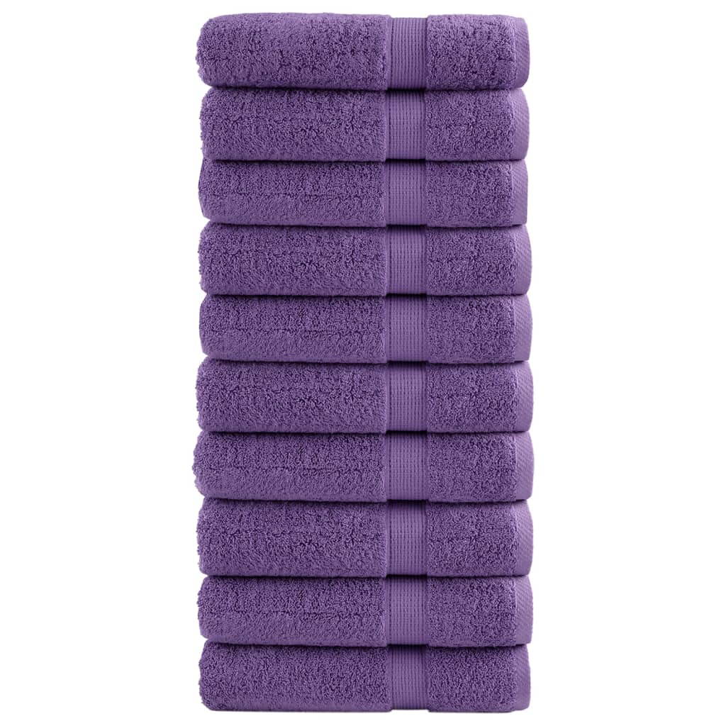 Premium Pyyhkeet SOLUND 10 kpl vihreä 100x150 cm 600 gsm