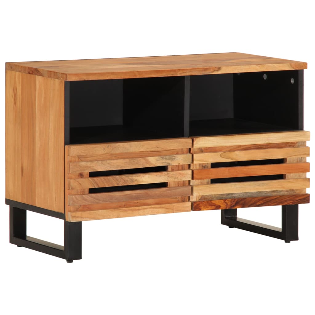 TV-taso 70x34x46 cm täysi akaasiapuu