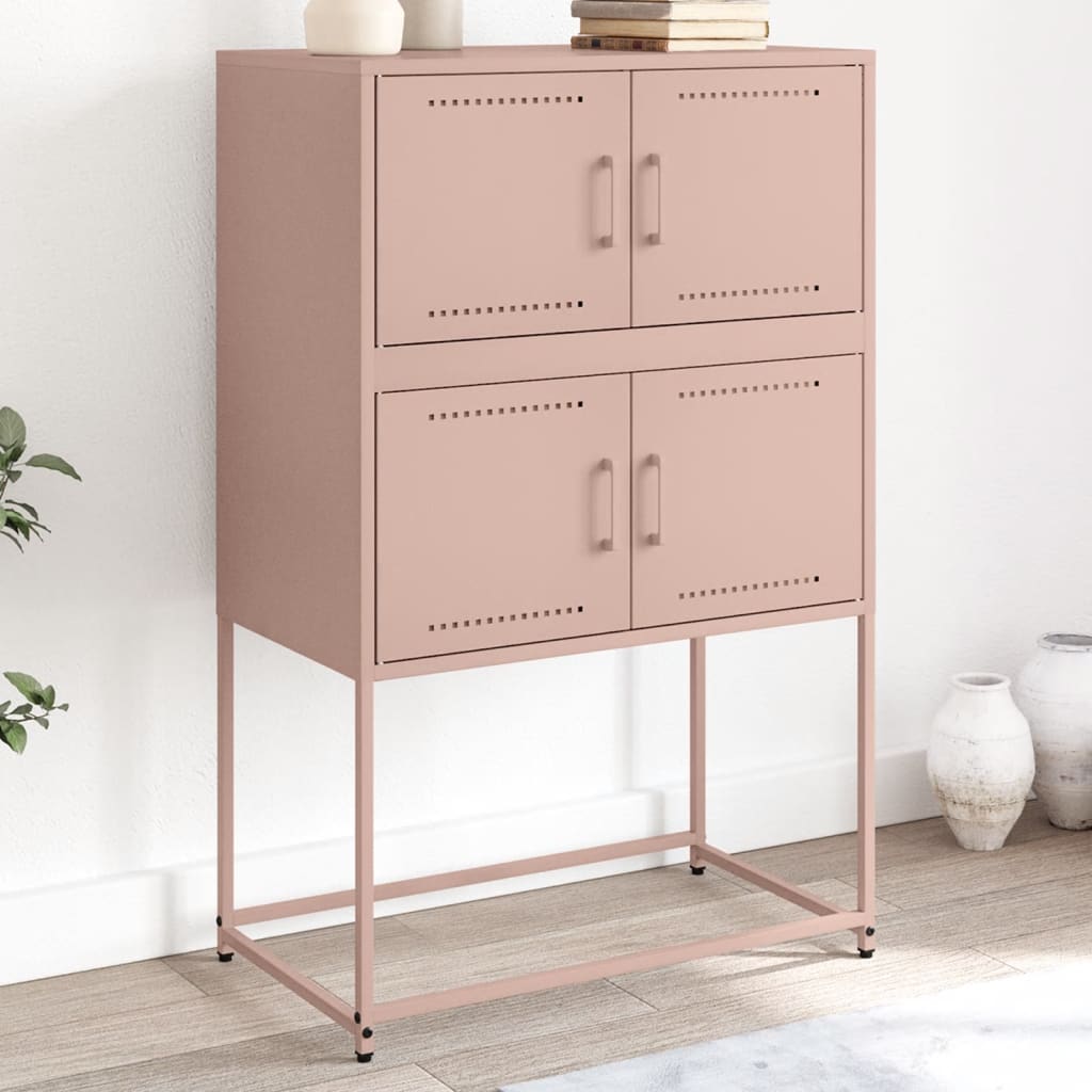 Senkki pinkki 68,5x38,5x107 cm teräs
