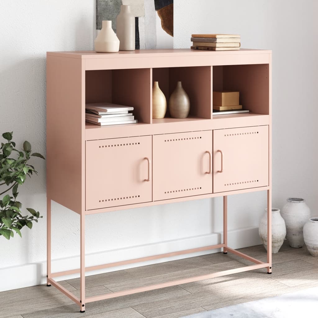 Senkki pinkki 100,5x39x107 cm teräs