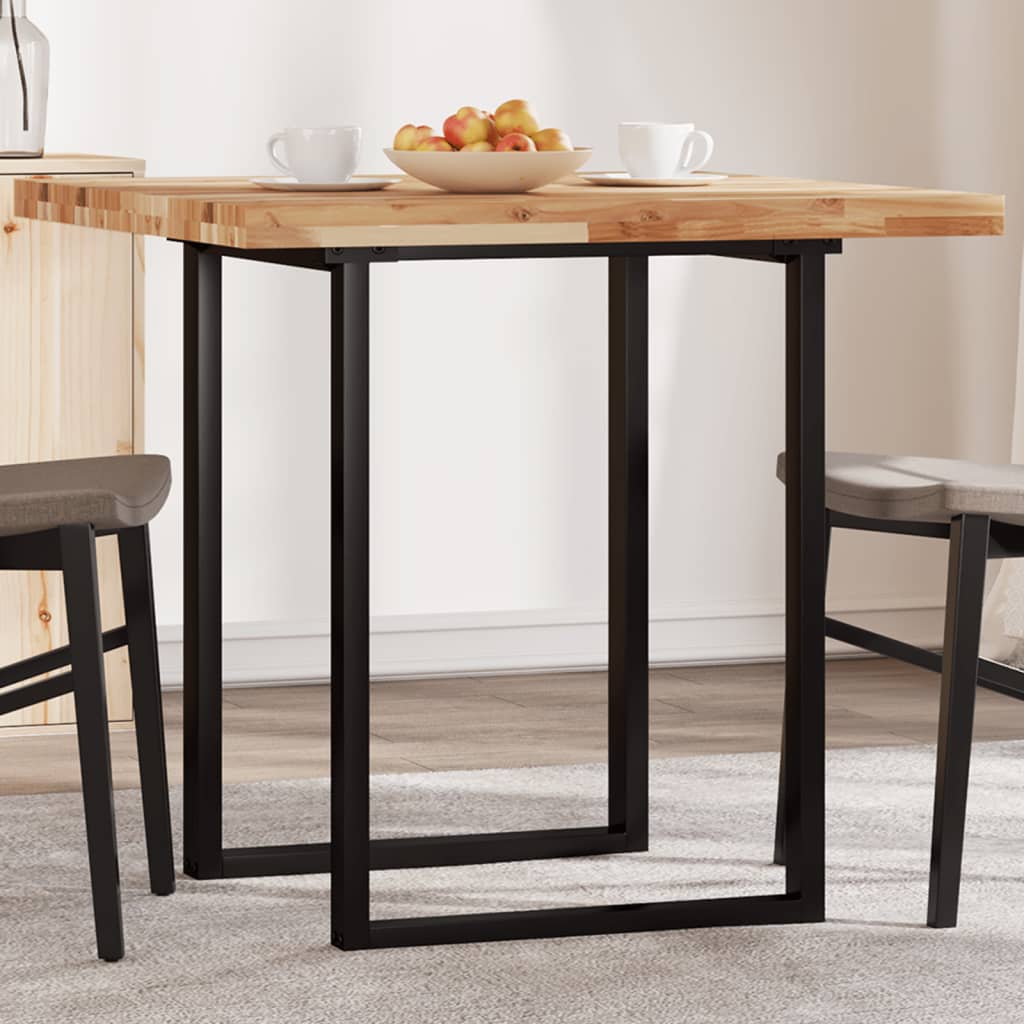 Pöytälevy neliö 80x80x4 cm täysi akasiapuu