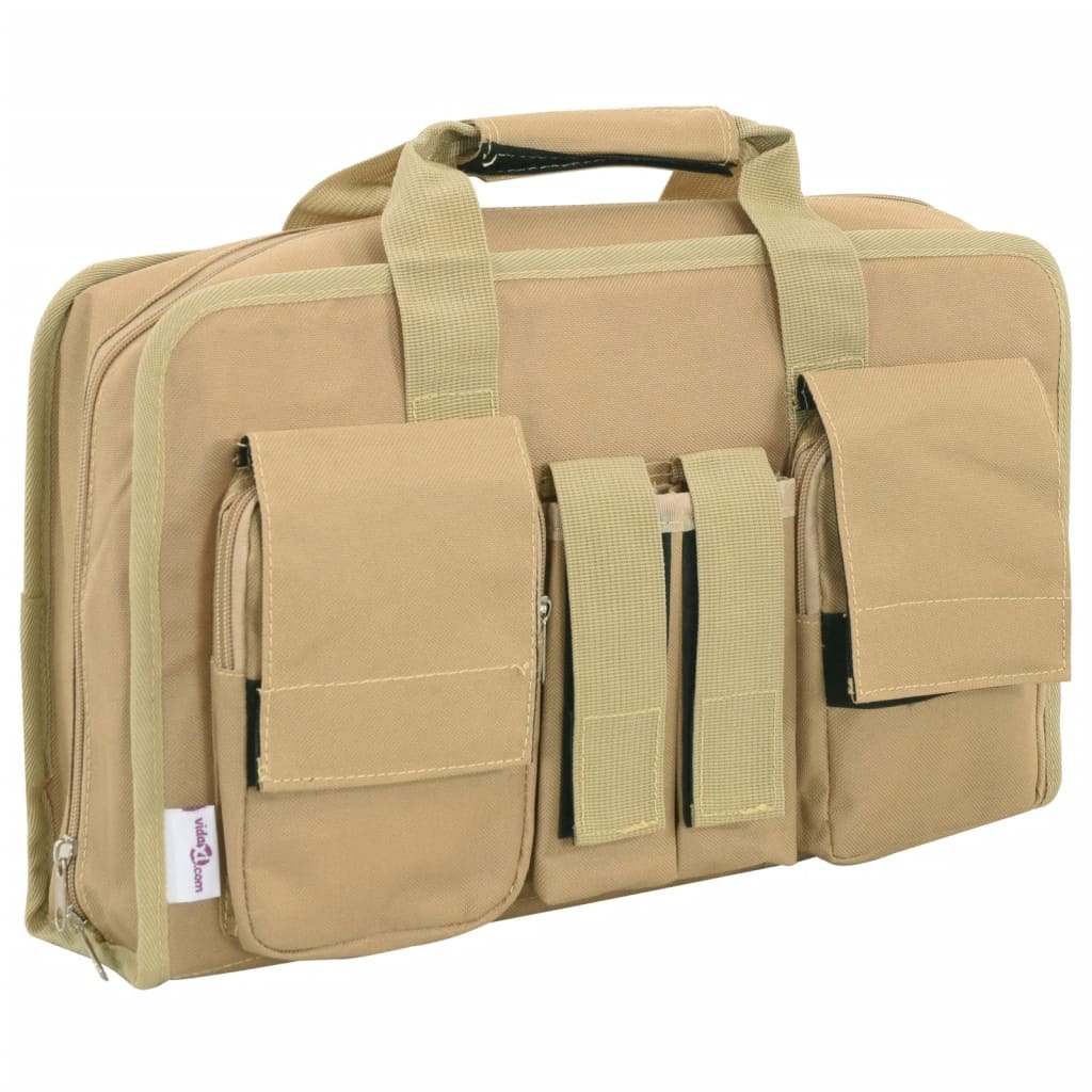 Pistoolilaukku khaki 40x24x10 cm Oxford kangas