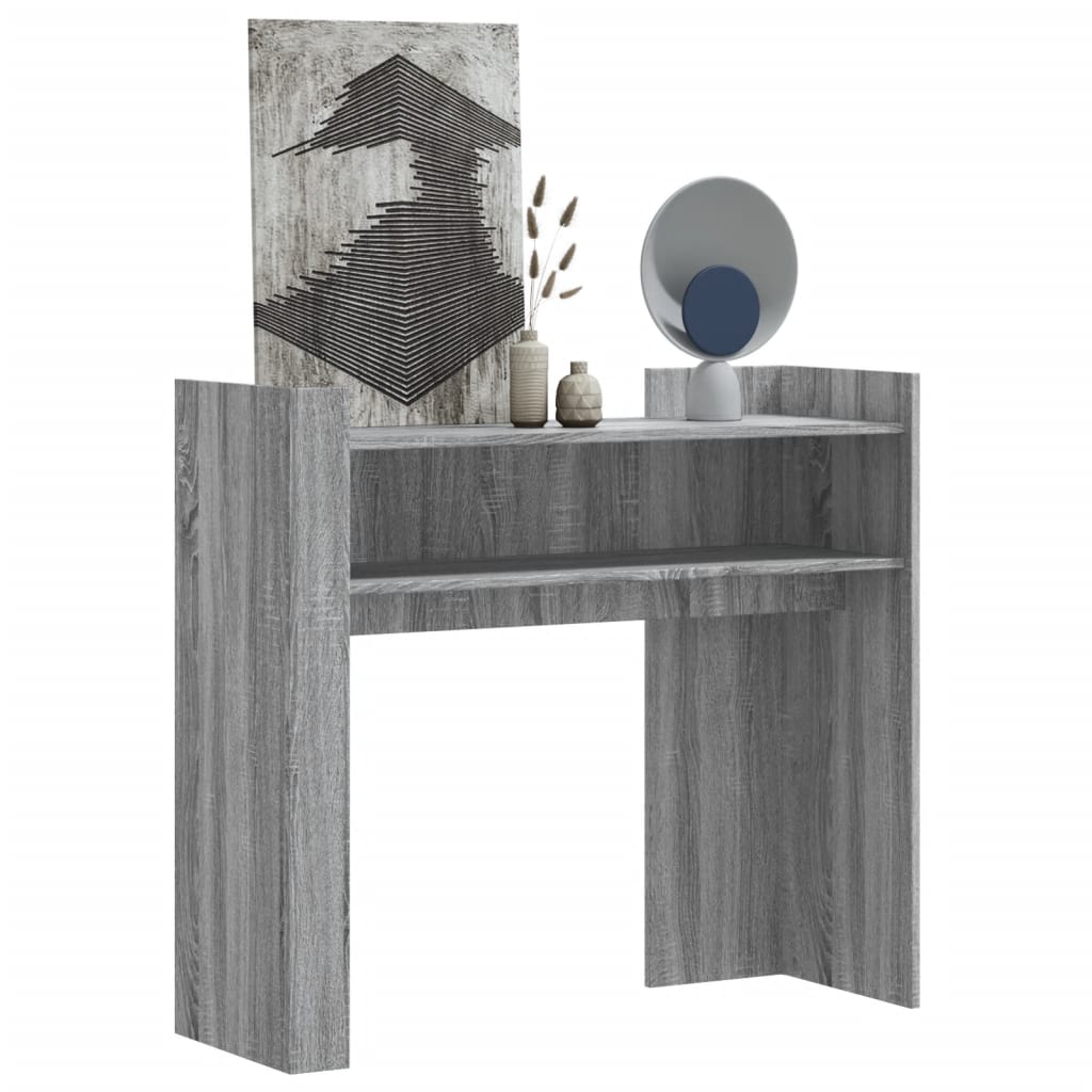 Konsolipöytä harmaa Sonoma 100x35x90 cm tekninen puu