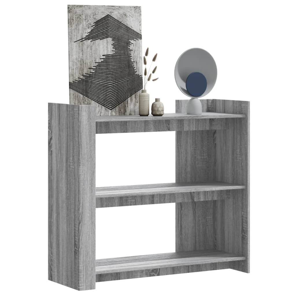 Konsolipöytä harmaa Sonoma 100x35x90 cm tekninen puu