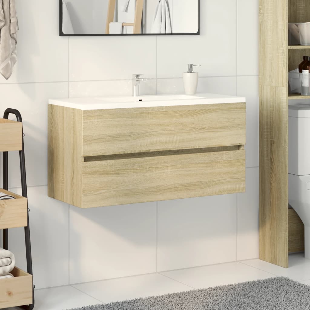 Allaskaappi Sonoma-tammi 90x38,5x45 cm lastulevy