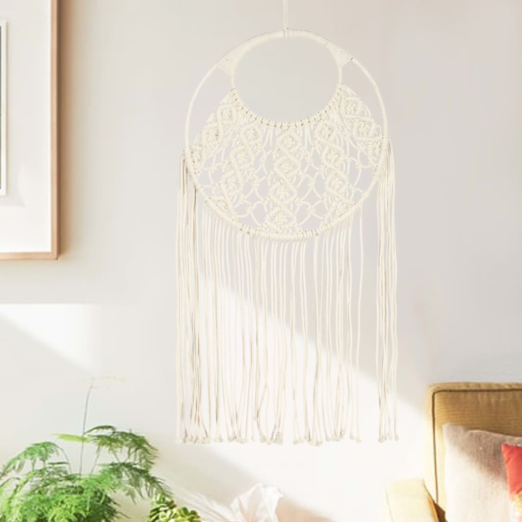 Macrame seinäkoriste 40x80 cm puuvilla