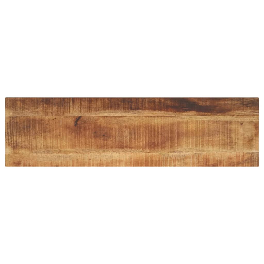 Pöytälevy 100x40x3,8 cm suorakaide karkea täysi mangopuu