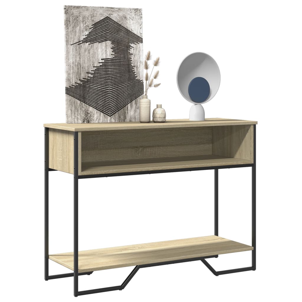 Sohvapöytä Sonoma-tammi 100x35x74,5 cm tekninen puu