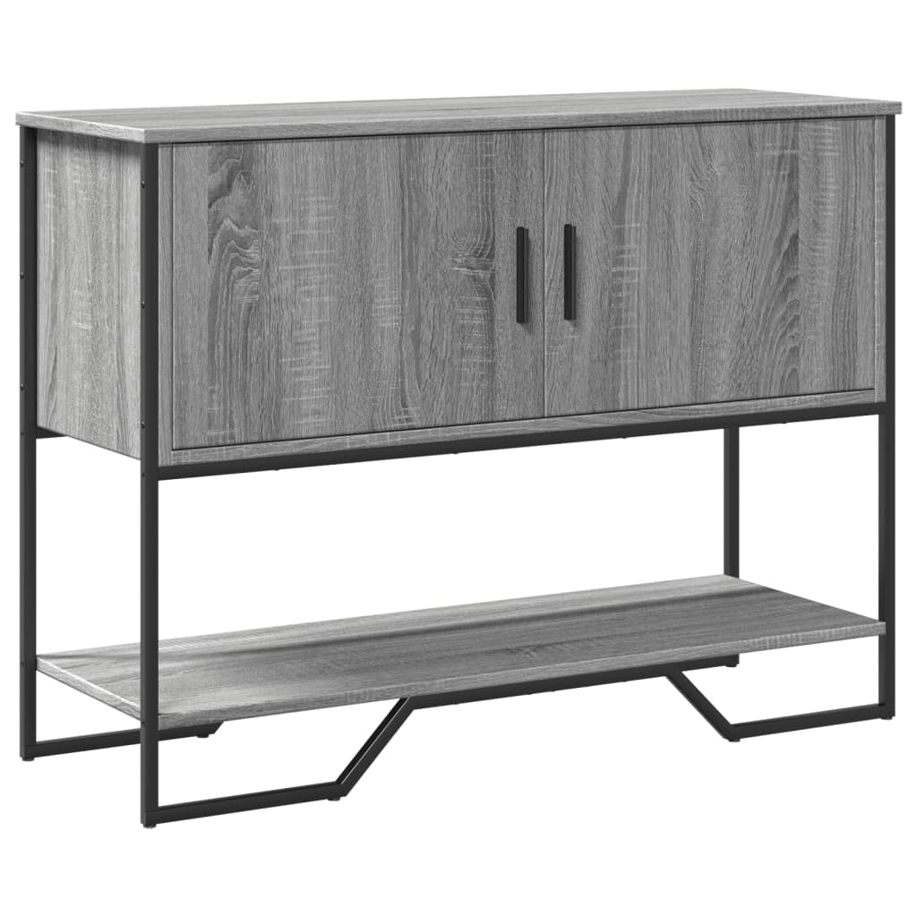 Konsolipöytä harmaa Sonoma 100x35x74,5 cm tekninen puu