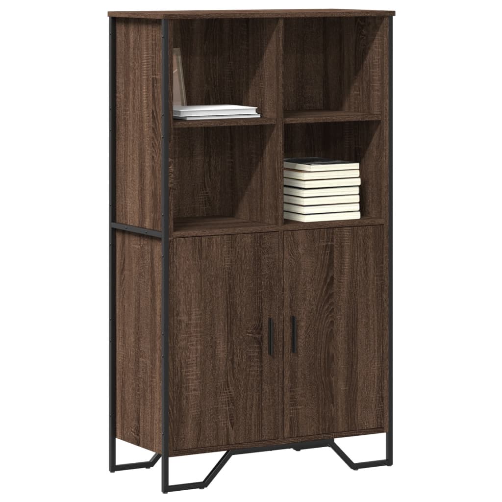 Kaappi ruskea tammi 79,5x35,5x137,5 cm tekninen puu