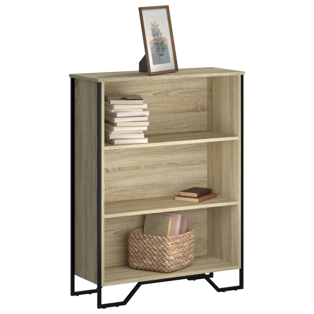 Kirjahylly Sonoma-tammi 80x31x106 cm tekninen puu