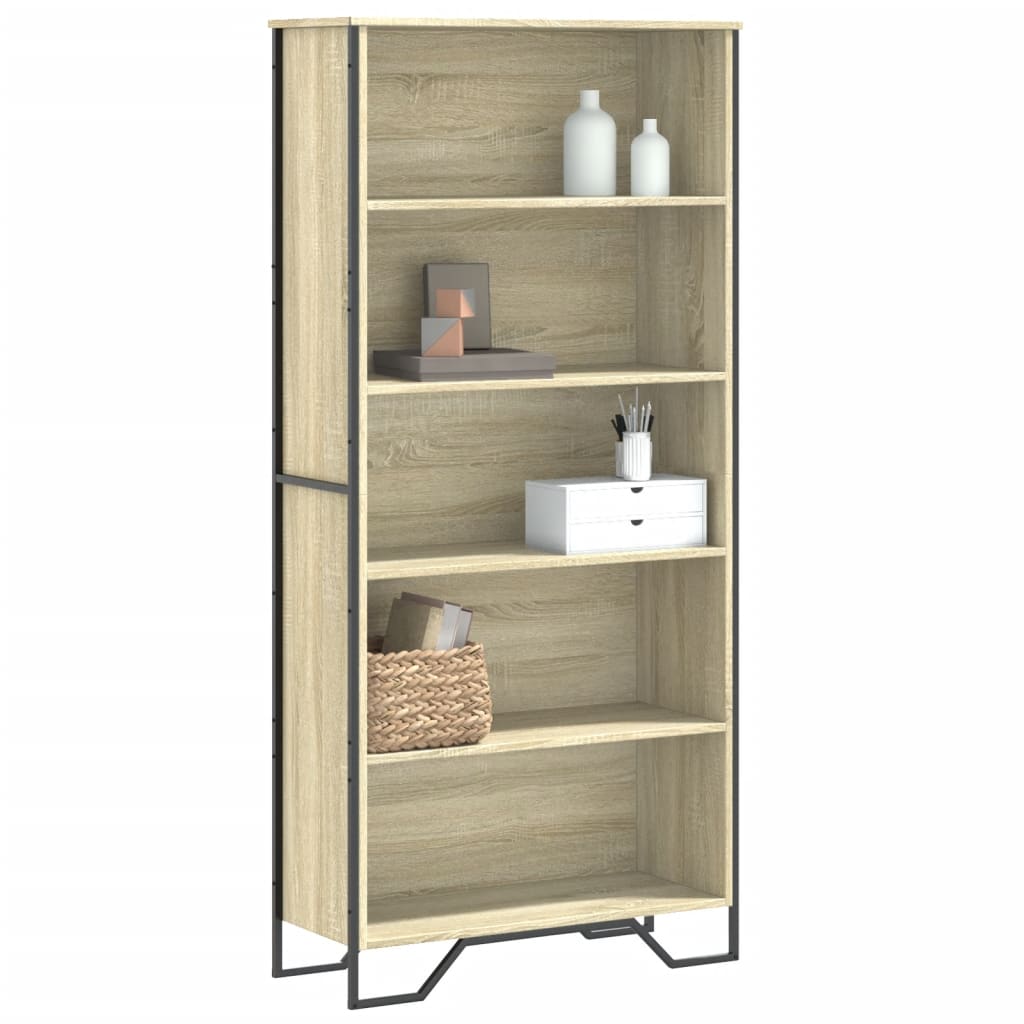 Kirjahylly Sonoma-tammi 80x31x169 cm lastulevy