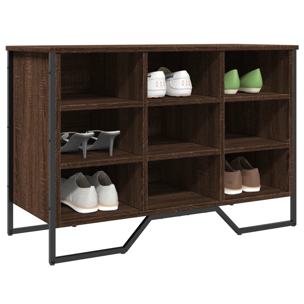 Kenkäkaappi ruskea tammi 90x38x61,5 cm tekninen puu
