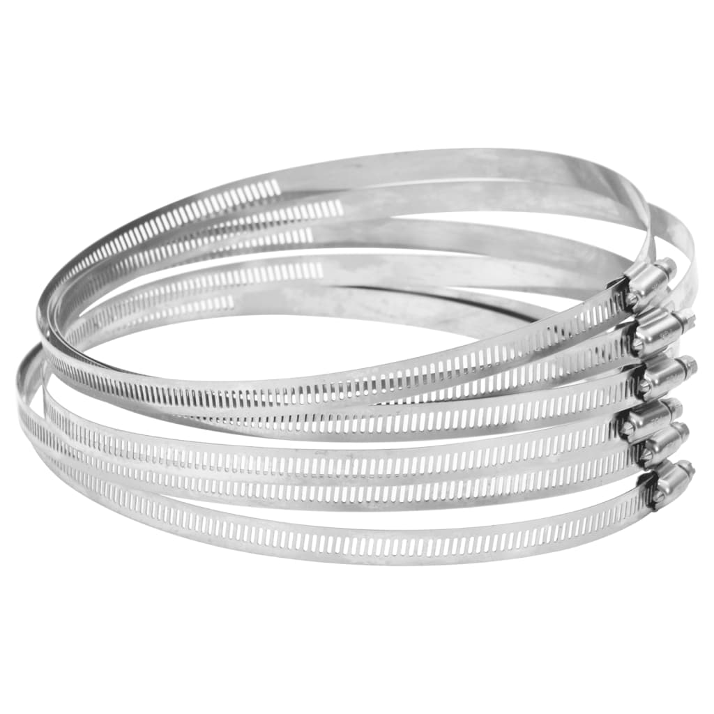 Letkukiristimet 6 kpl 91-220 mm 304 ruostumaton teräs