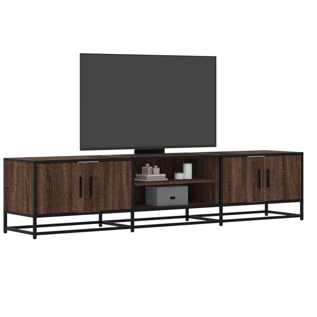 TV-taso ruskea tammi 180x35x41 cm tekninen puu