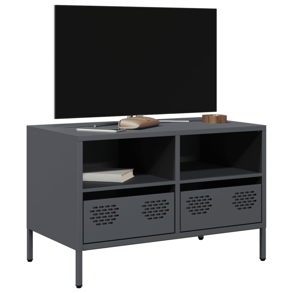 TV-taso antrasiitti 68x39x43,5 cm kylmävalssattu teräs