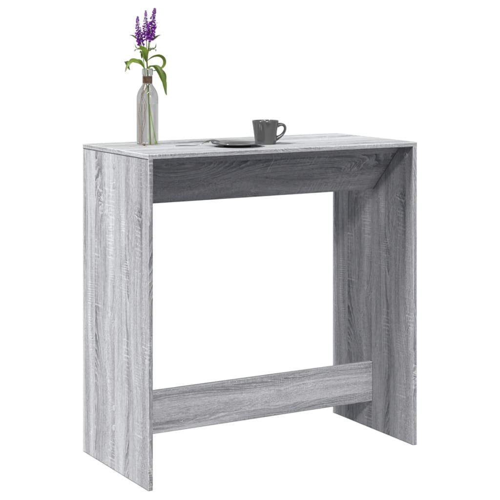 Baaripöytä harmaa Sonoma 102x50x103,5 cm tekninen puu