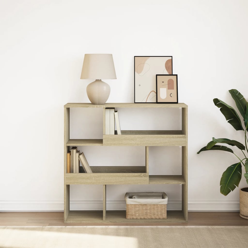 Kirjahylly/tilanjakaja Sonoma-tammi 100x33x94,5 cm