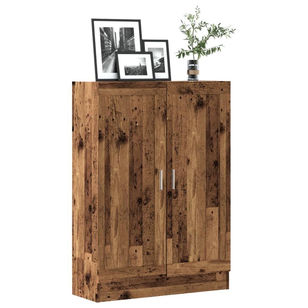 Kirjahylly vanha puu 82,5x30,5x115 cm tekninen puu