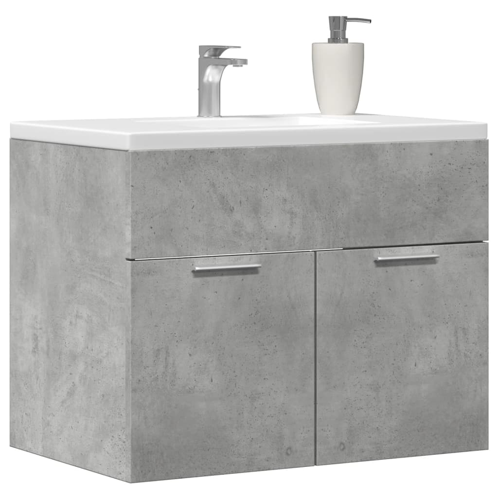Allaskaappi betoninharmaa 60x38,5x46 cm lastulevy