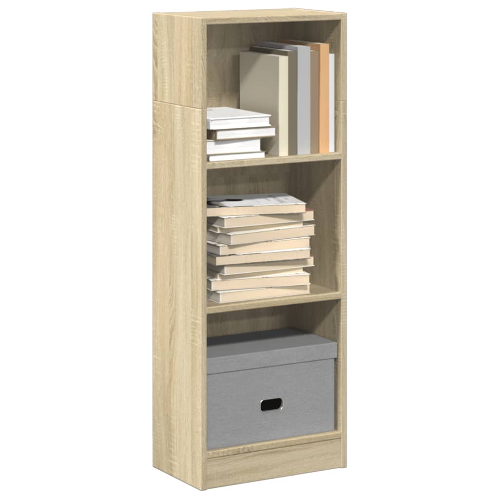 Kirjahylly Sonoma-tammi 40x24x109 cm tekninen puu