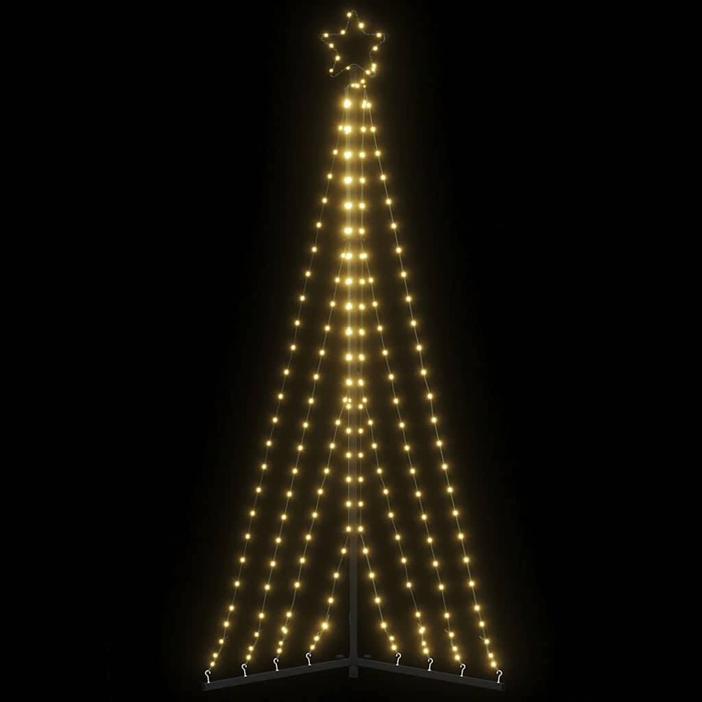 LED joulukuusi 339 lämpimän valkoista LED-valoa 182 cm