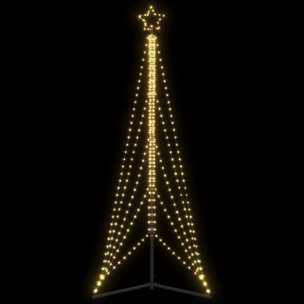 LED joulukuusi 525 lämpimän valkoista LED-valoa 302 cm