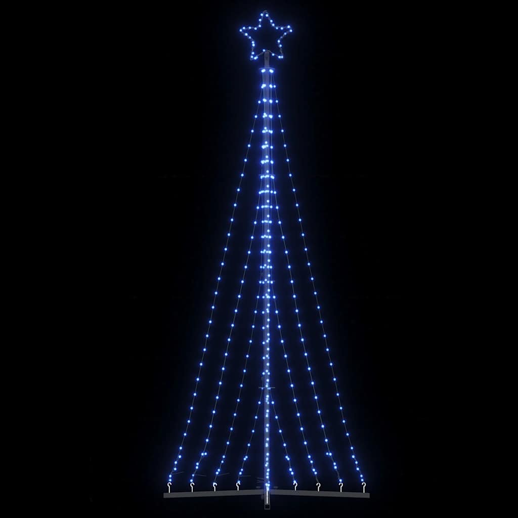 LED joulukuusi 447 sinistä LED-valoa 249 cm