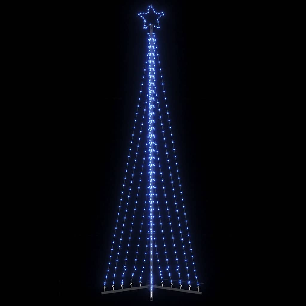 LED joulukuusi 495 sinistä LED-valoa 300,5 cm