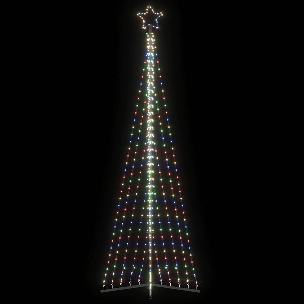 LED joulukuusi 495 värikästä LED-valoa 300,5 cm