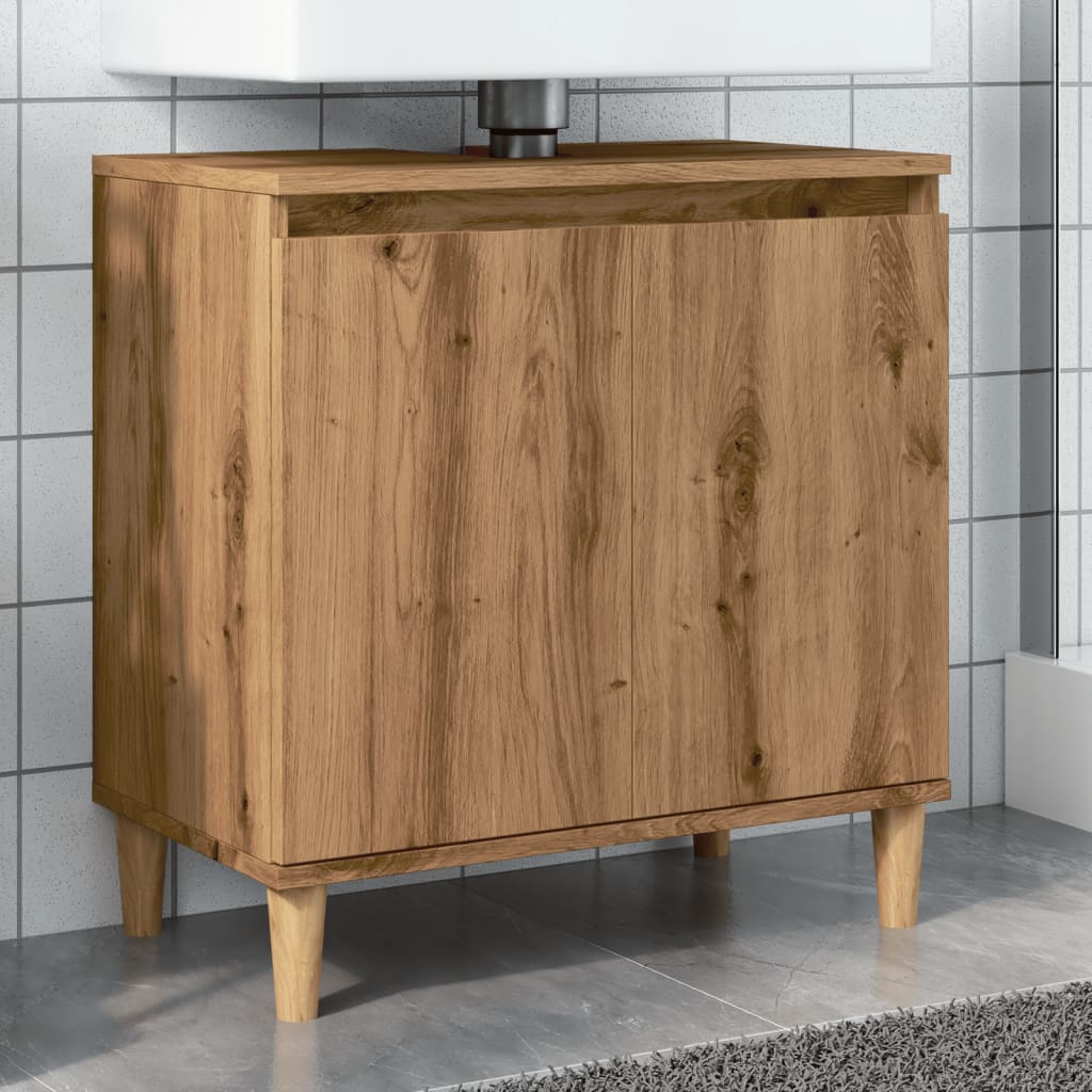 Pesuallaskaappi käsityöläinen tammi 58x33x60 cm tekninen puu