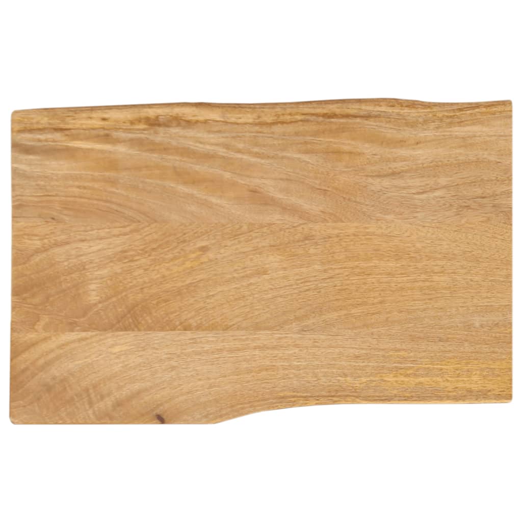 Pöytälevy 50x40x2,5 cm elävä reuna täysi mangopuu