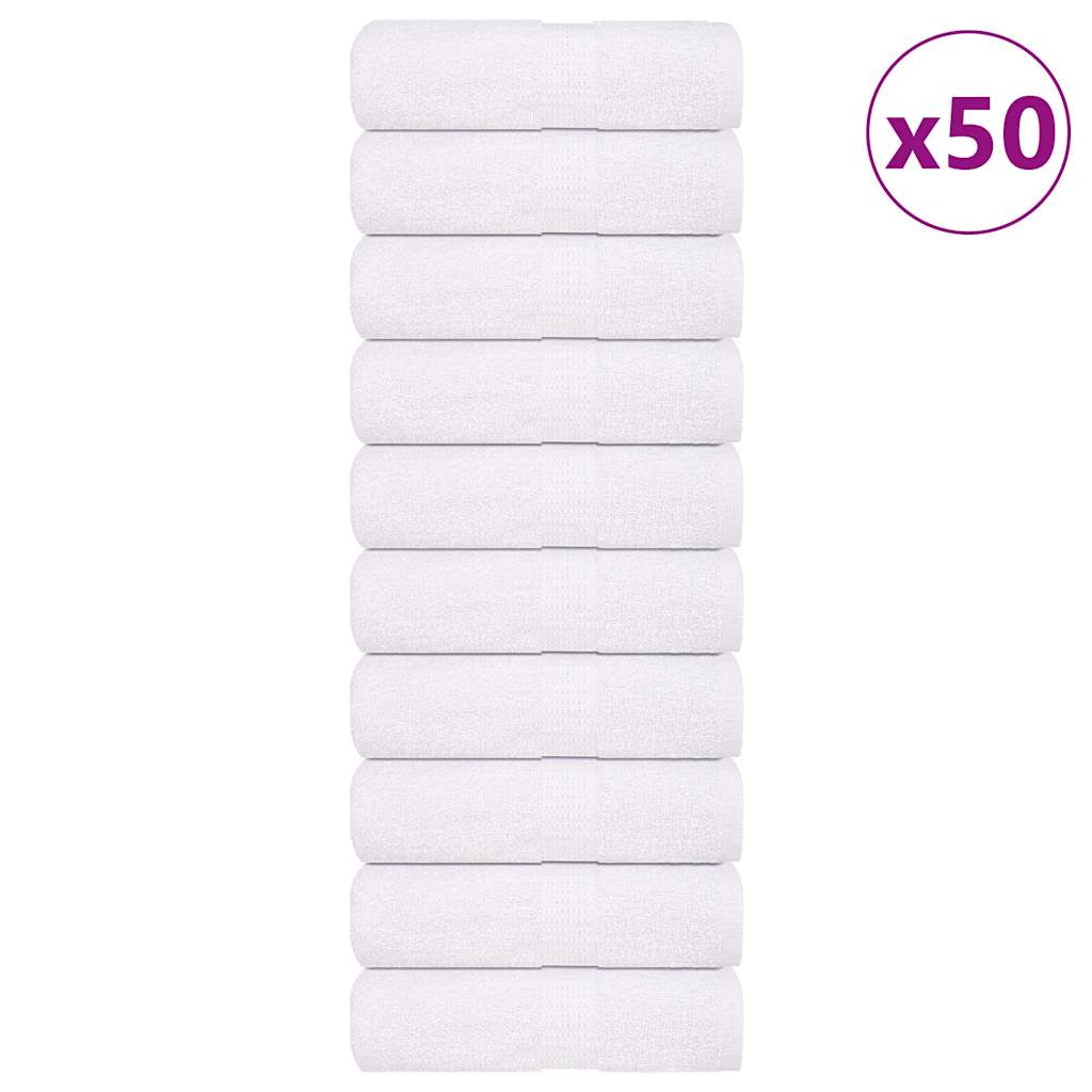 Vieraspyyhkeet 50 kpl FROGN valkoinen 30x50 cm 100% puuvilla