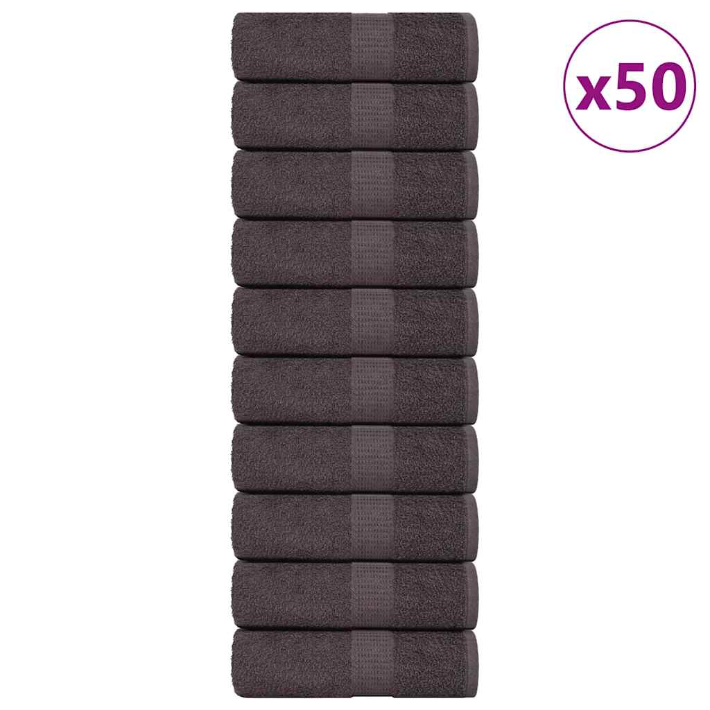 Vieraspyyhkeet 50 kpl FROGN antrasiitti 30x50 cm 100% puuvilla