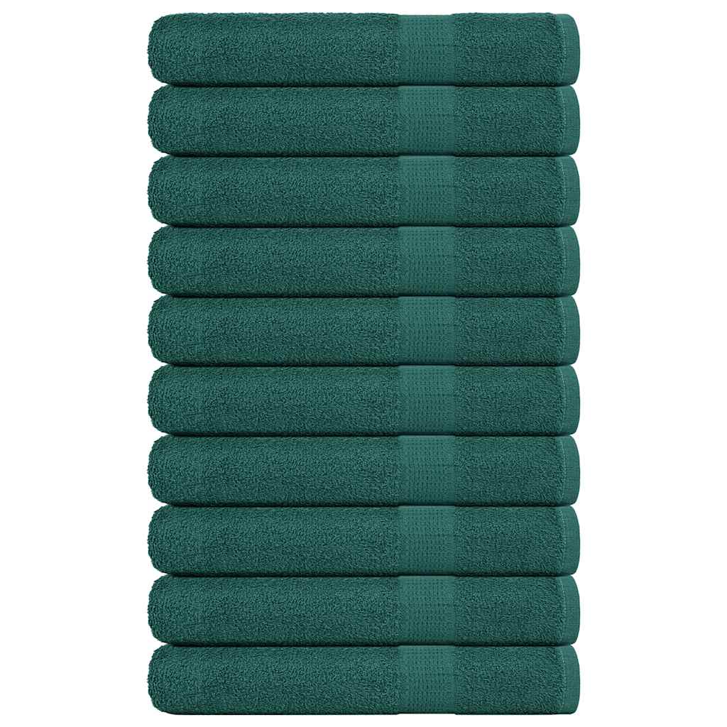 Saunapyyhkeet 10 kpl FROGN vihreä 80x200 cm 100% puuvilla