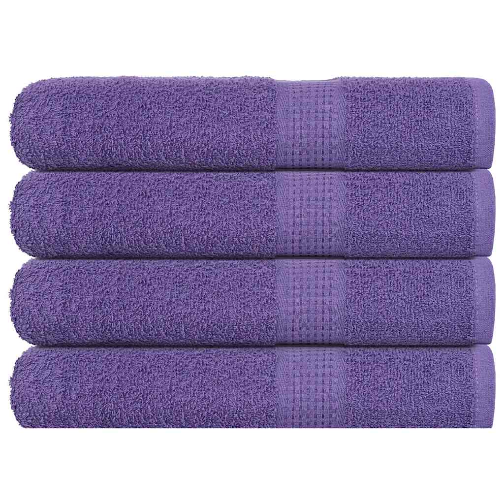 Saunapyyhkeet 4 kpl FROGN purppura 80x200 cm 100% puuvilla