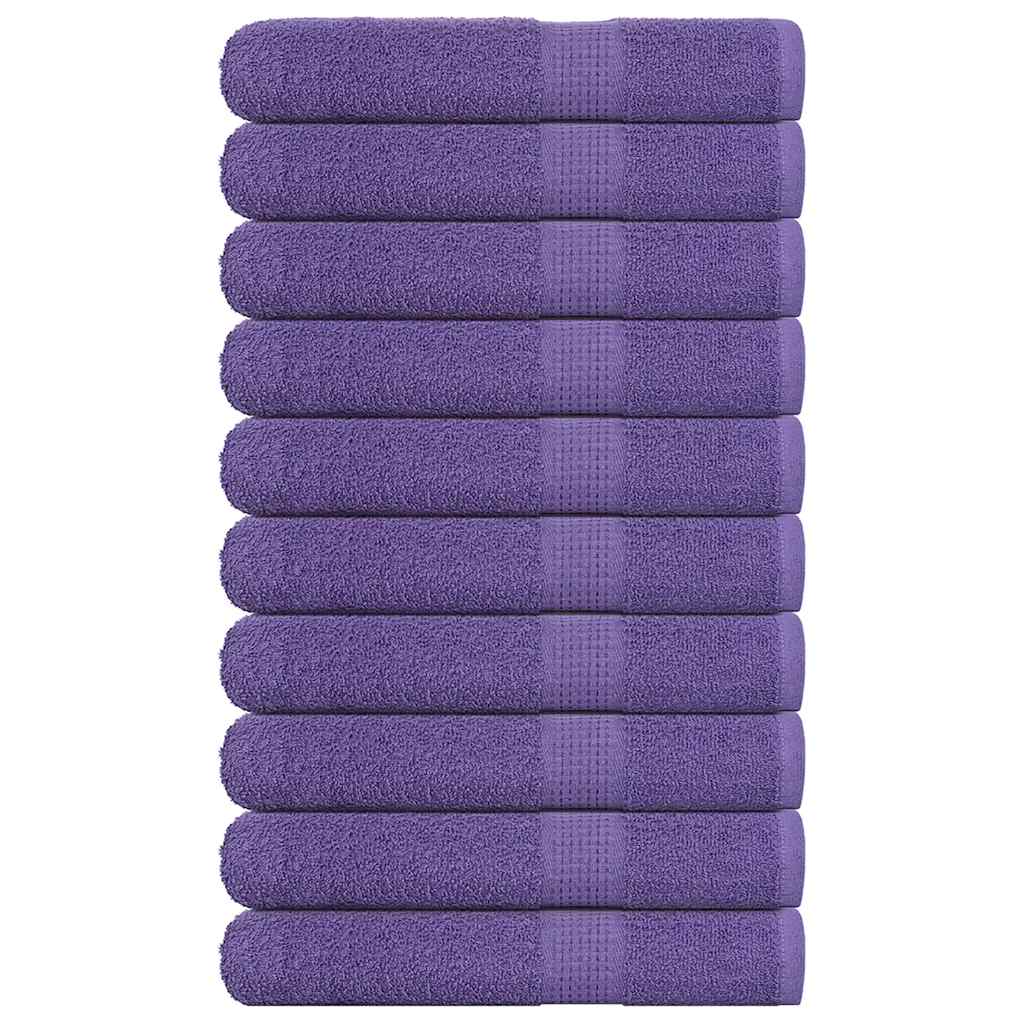 Saunapyyhkeet 10 kpl FROGN purppura 80x200 cm 100% puuvilla