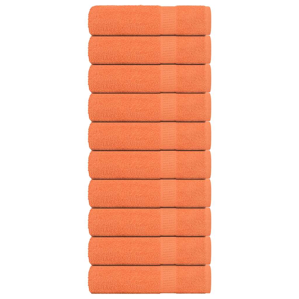 Suihkupyyhkeet 10 kpl FROGN oranssi 70x140 cm 100% puuvilla