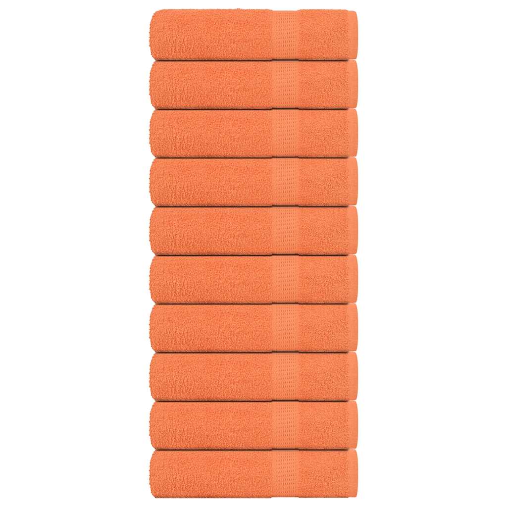 Kylpypyyhkeet 10 kpl FROGN oranssi 100x150 cm 100% puuvilla