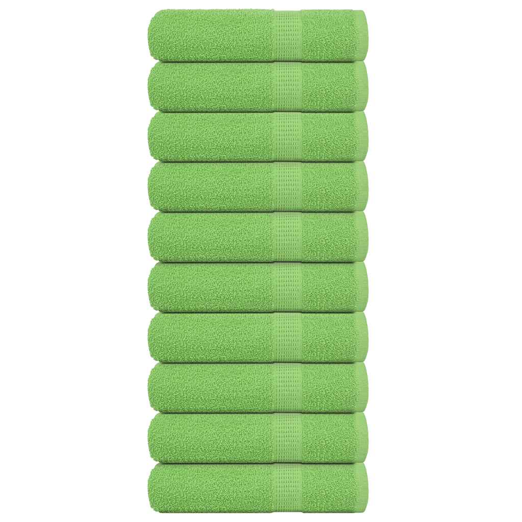 Kylpypyyhkeet 10 kpl FROGN omenanvihreä 100x150cm 100% puuvilla