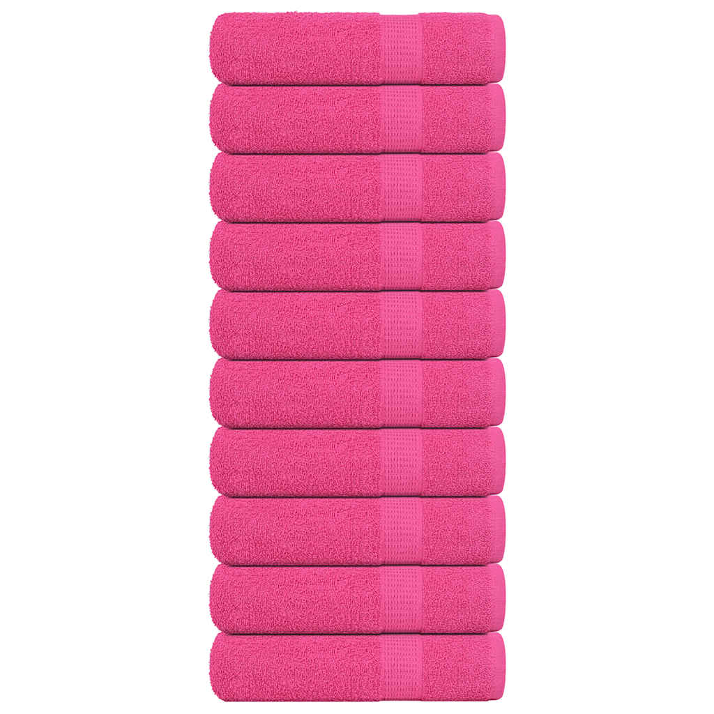 Kylpypyyhkeet 10 kpl FROGN pinkki 100x150 cm 100% puuvilla