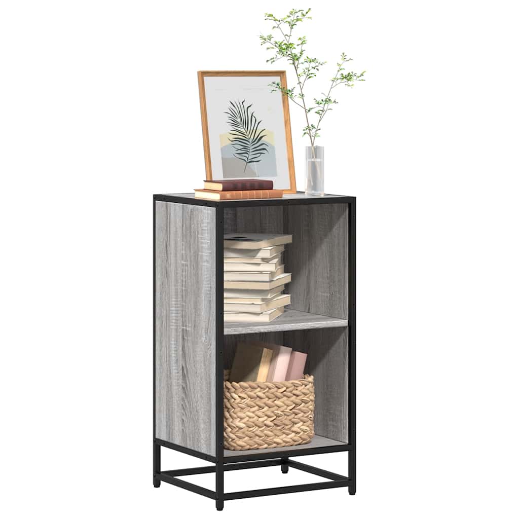 Kirjakaappi Harmaa Sonoma 40x35x76 cm Engineered Wood
