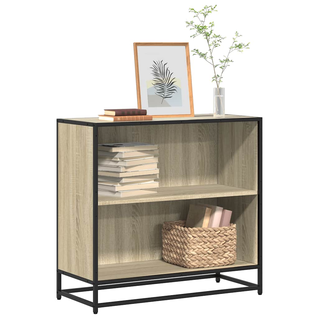 Kirjahylly sonoma-tammi 80,5x35x76 cm lastulevy