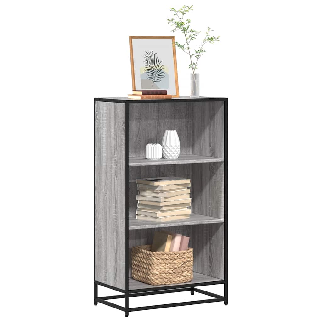 Kirjakaappi Harmaa Sonoma 60x35x107,5 cm Engineered Wood