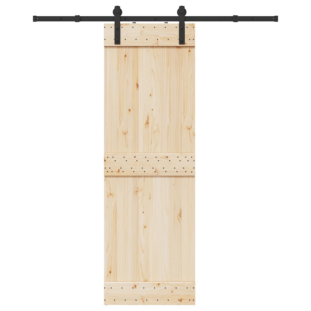 Liukuoven asennussarja teräs 183 cm musta